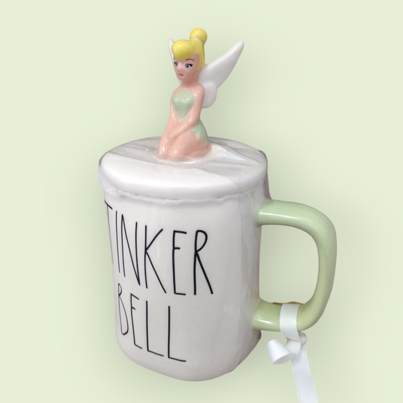Tinker Bell Ceramic Mug with Lid - Picture 2 of 5